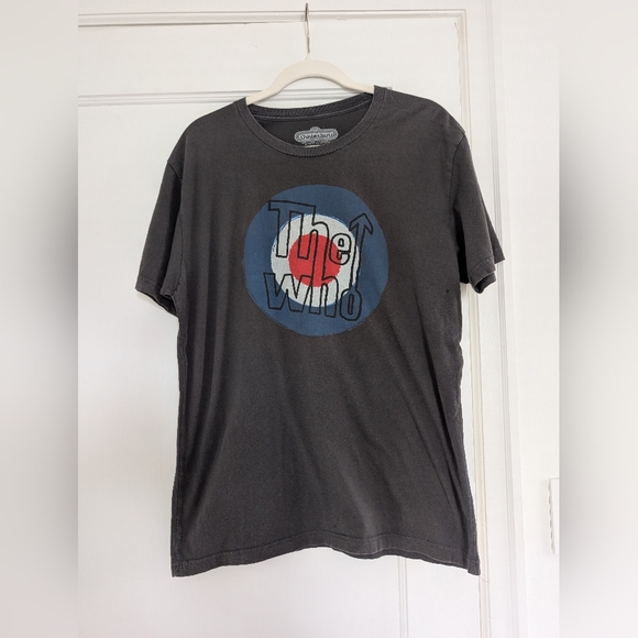 The Who Classic Rock Graphic Tee - Black/Grey Print - Picture 2 of 4